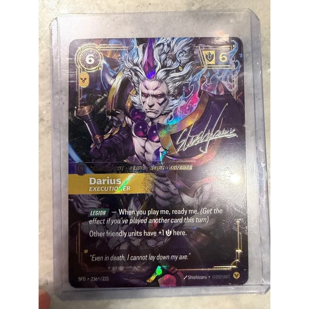 Darius - Executioner (Signature) - Spiritforged (SPF) SFD 236*/221